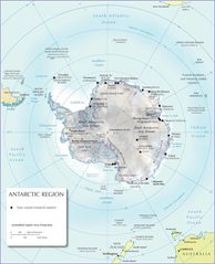 Antarctica Map