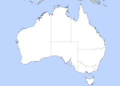 Australia Location Map