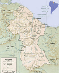 Guyana Map