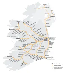 Ireland Railway Map