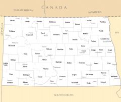 Where Is North Dakota Located - MapSof.net