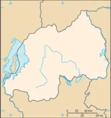 Rwanda Map Blank