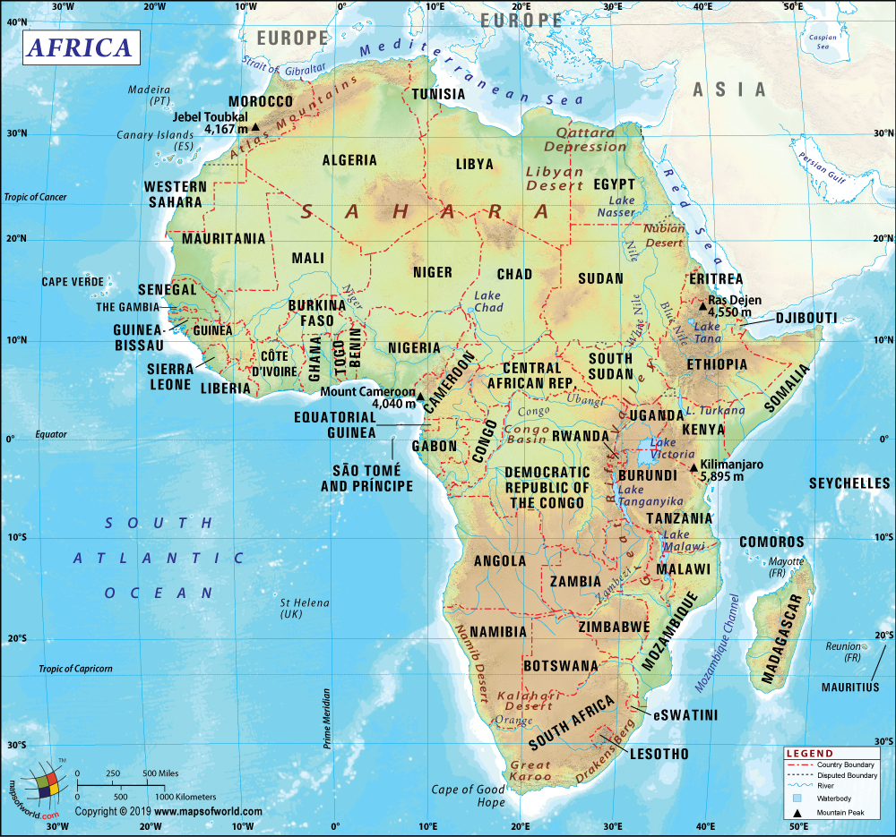 Map of Africa