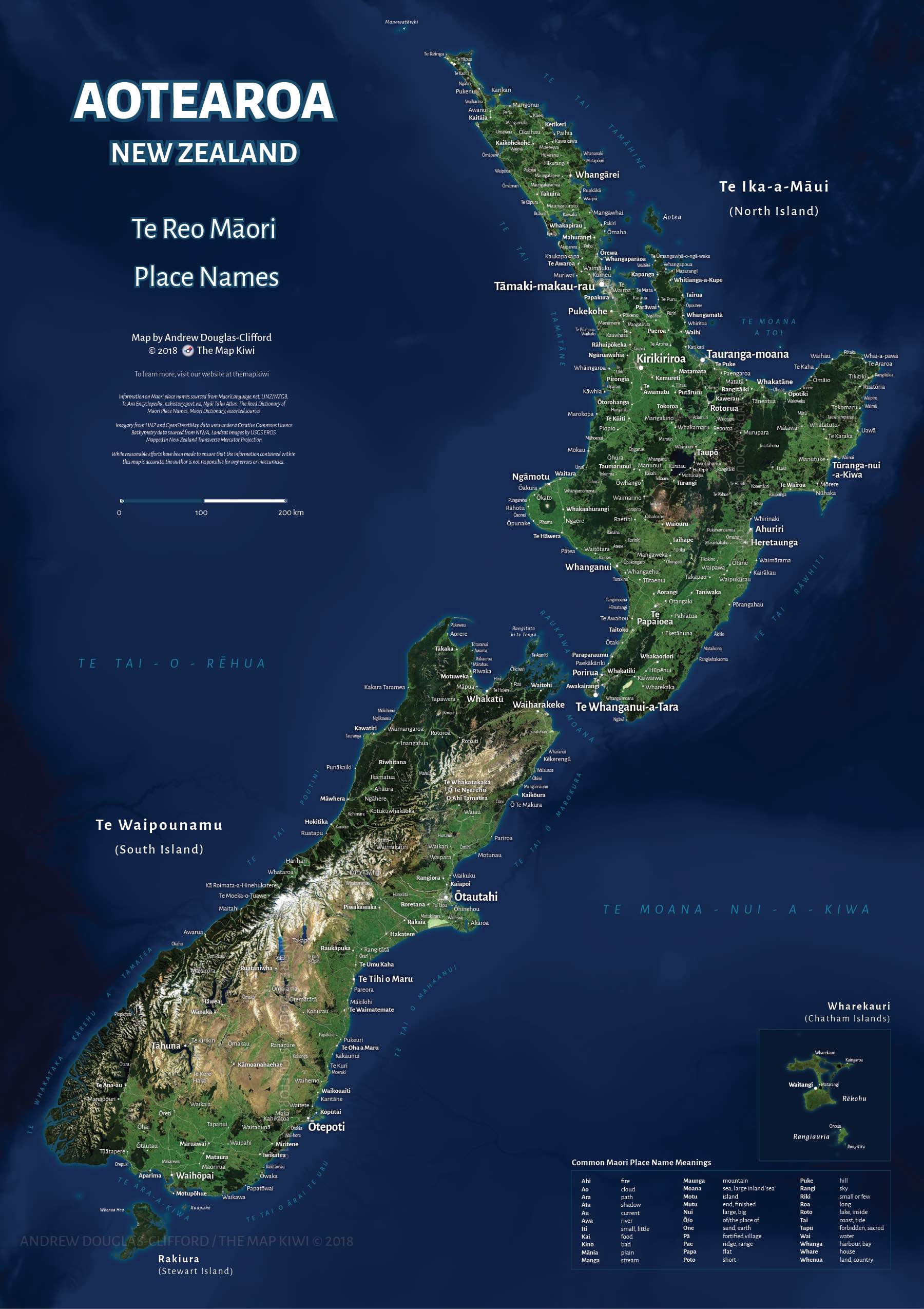 Southern Alps New Zealand Map