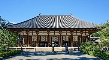 Il tempio buddhista Toshodai-ji.