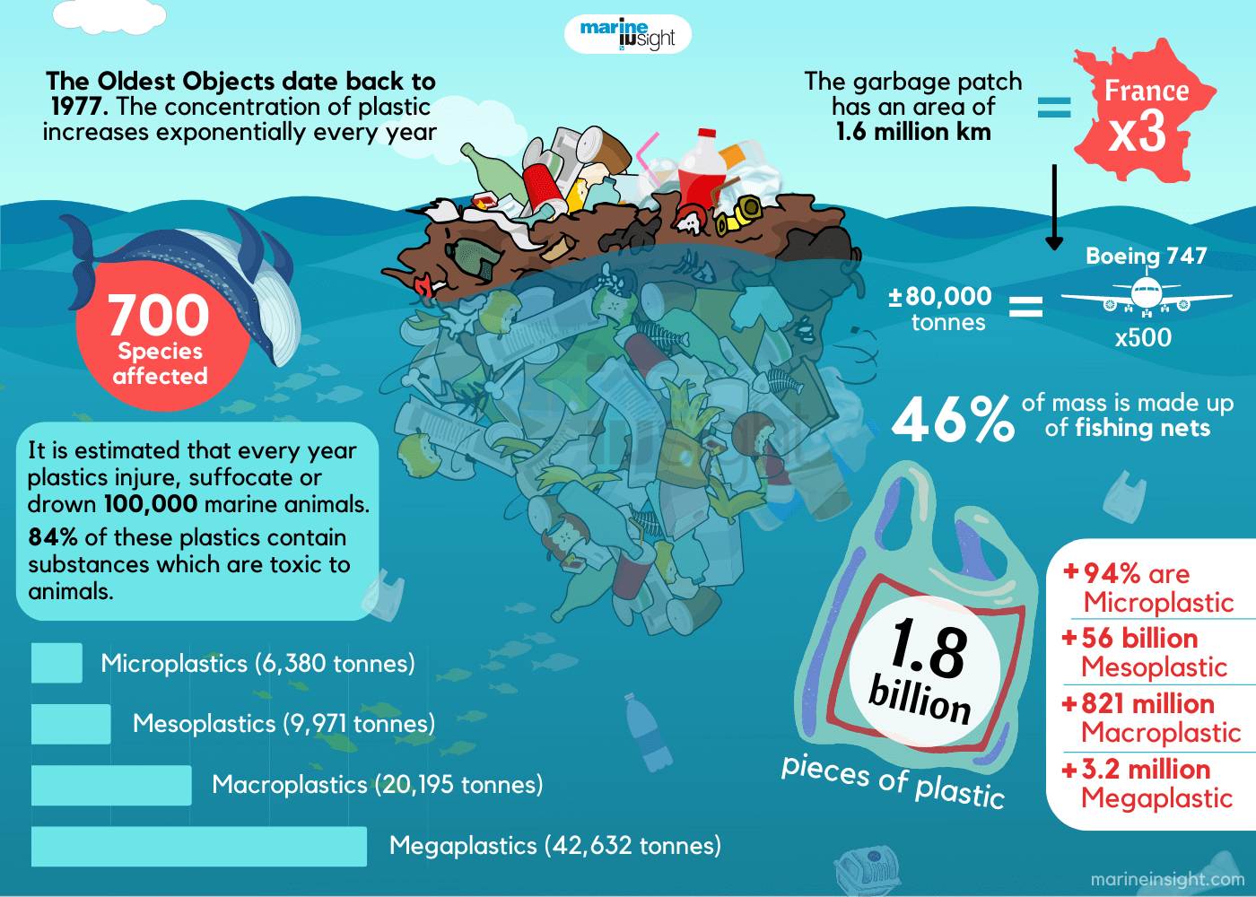 Great Pacific Garbage Patch Sea Life - Nehru Memorial