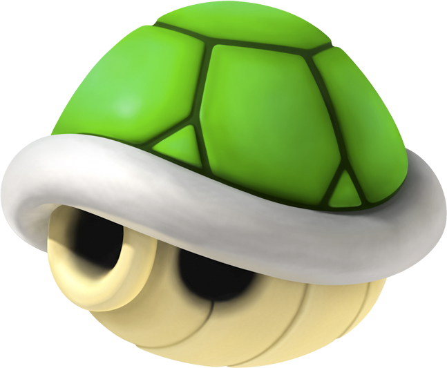 File:Green Shell MK7.png - Super Mario Wiki, the Mario encyclopedia