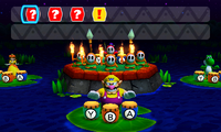 I Tipi Selva danzanti nei minigiochi Ritmi tribali e Nascondino esplosivo! di Mario Party: The Top 100.