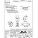 OCC AKHDMI12 HDMI In-Line Coupler - Bright White