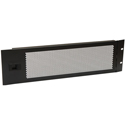 Penn Elcom R1372/3UVK 3RU Hinged Vented Rack Panel with Slam Lock for 1/8 Inch Rails