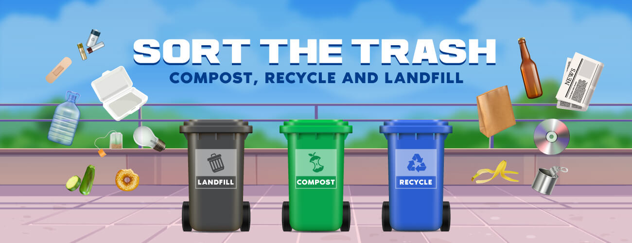 Sort Trash Drag & Drop HTML5 Game