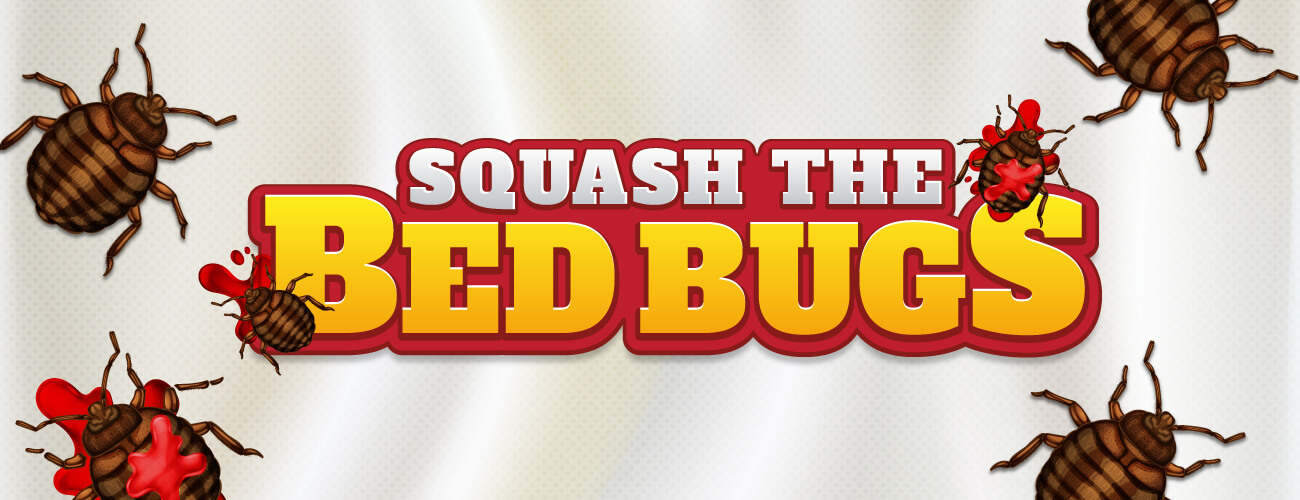 Squash The Bed Bugs HTML5 Game