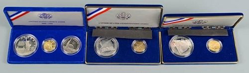 3 US MINT COLLECTIBLE COIN SETSGroup 389d97