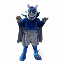 Blue Devils Cartoon Mascot Costume