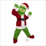 Christmas Grinch Mascot Costume