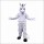 White Unicorn Horse Cartoon Mascot Costume