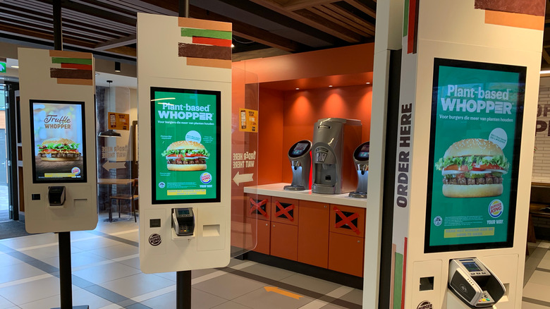 Burger King kiosks