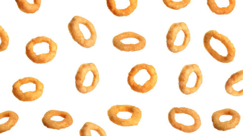 Raining onion rings