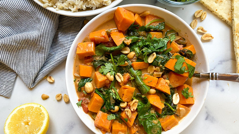 West African Peanut Stew Recipe in a bowl 