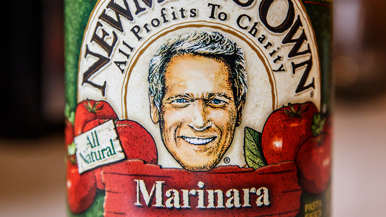 Newman's marinara sauce label