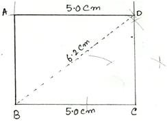 Steps of Construction of Rectangle