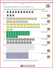 First Grade Math Worksheets