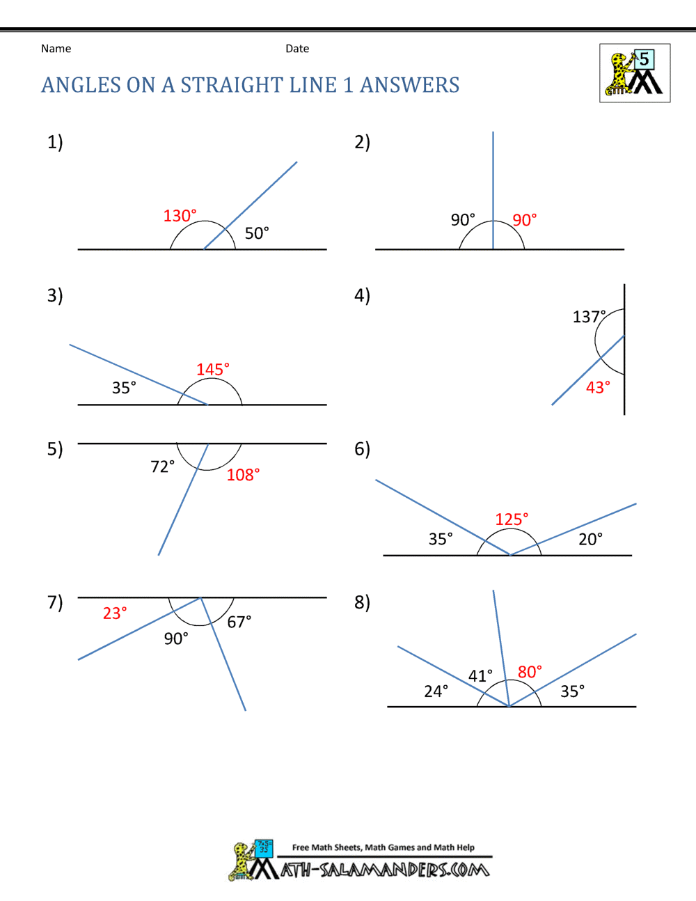 5th Grade Math Geometry Worksheets Pdf