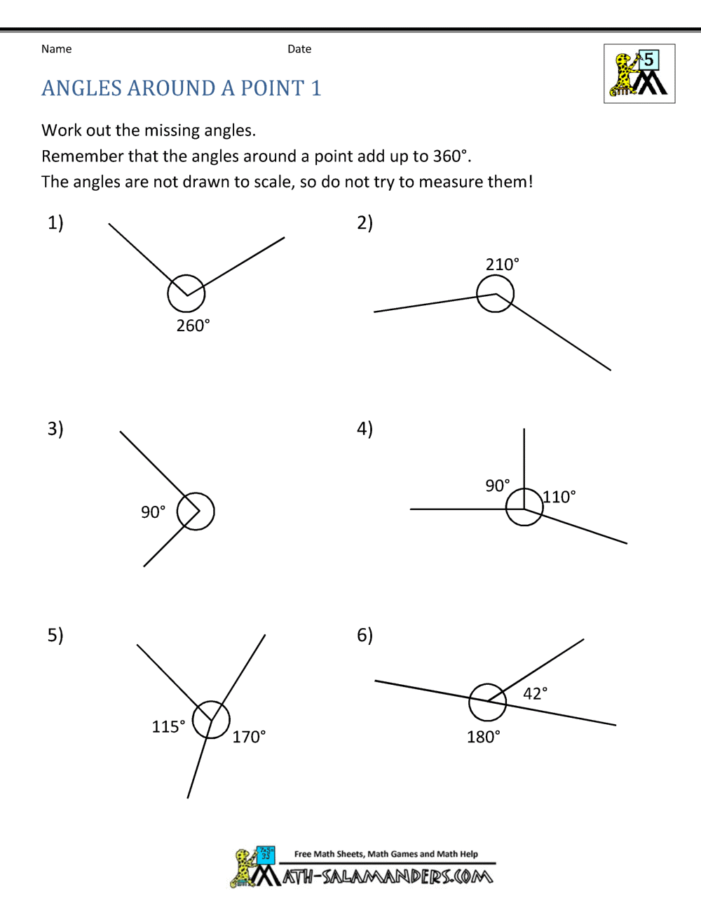 5th Grade Geometry Worksheets