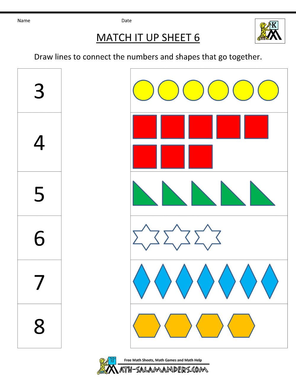 Numbers Worksheets For Kindergarten - Worksheet24