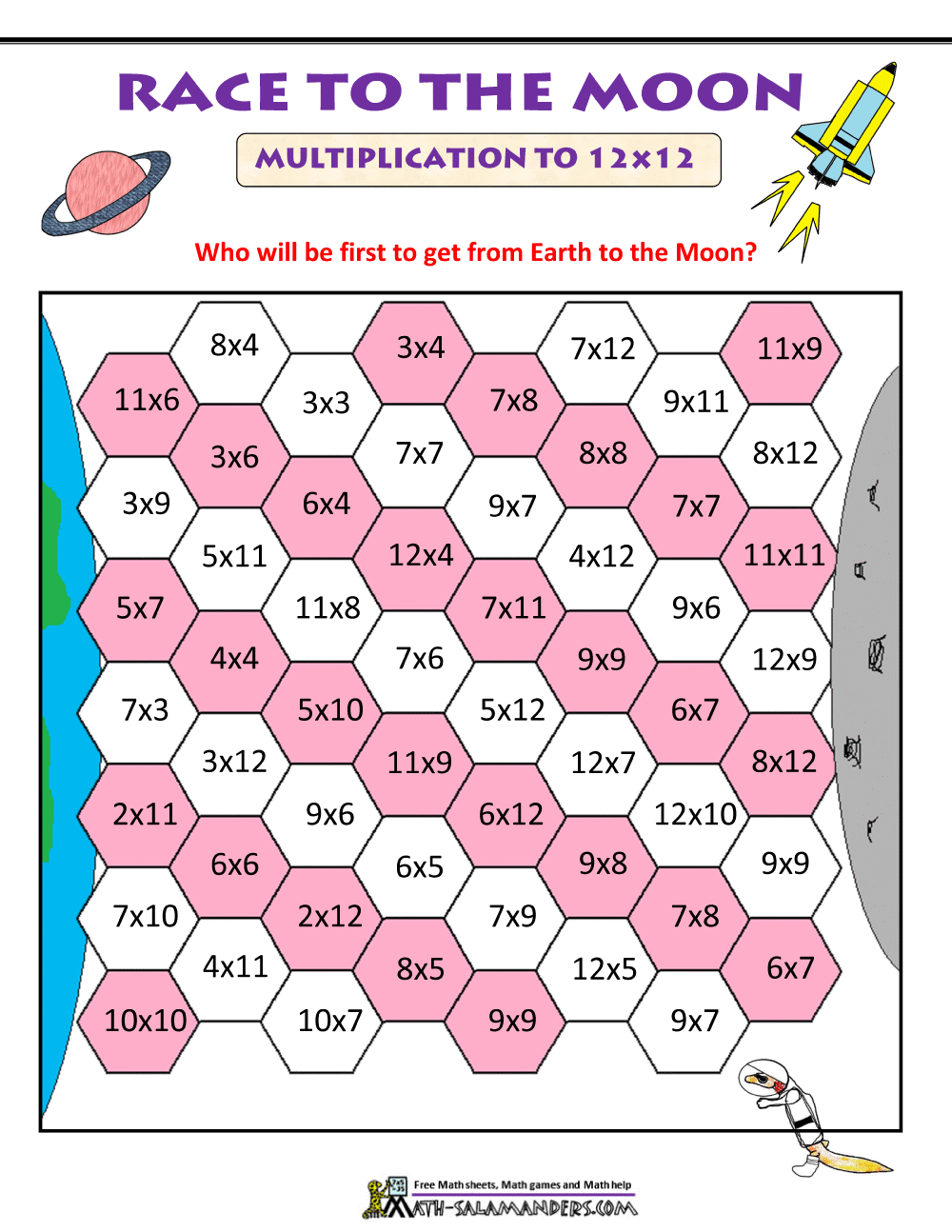 Math Worksheets For 4Th Graders Printable