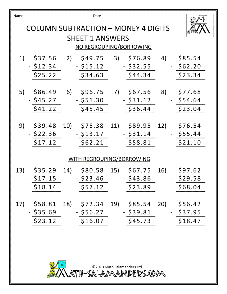 printable math lessons