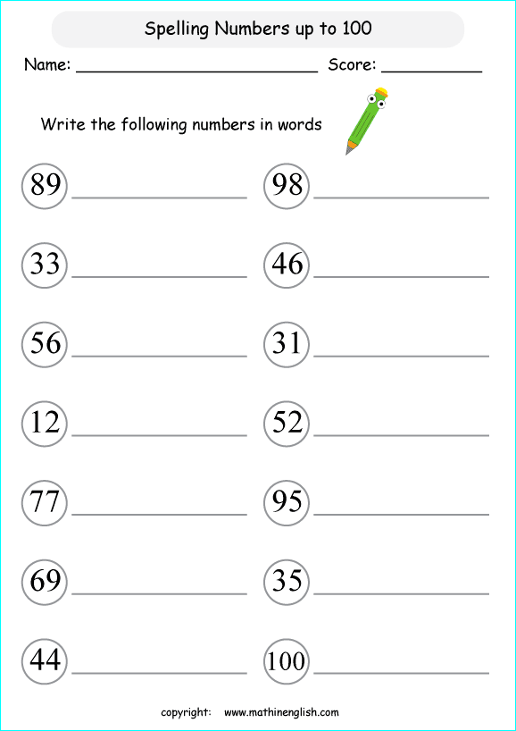 How To Write Number In Words