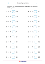 Grade 2 multiplication tables of 6 and 7 math school worksheets for ...