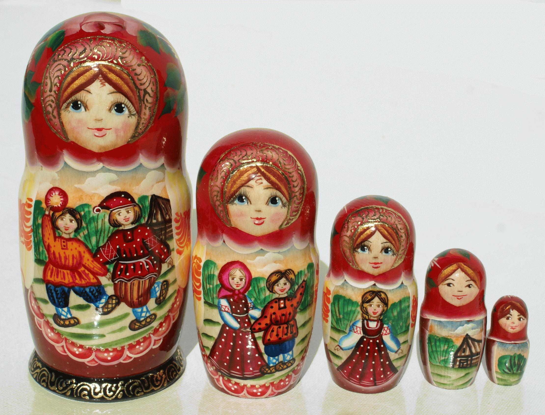 Summer style matryoshka on Matryoshka.biz