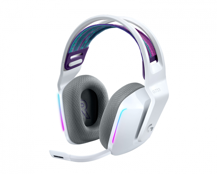 Logitech G733 Lightspeed Wireless Headset - White