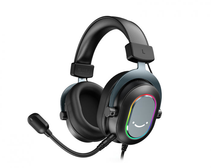 Fifine H6 USB 7.1 Gaming Headset RGB - Black