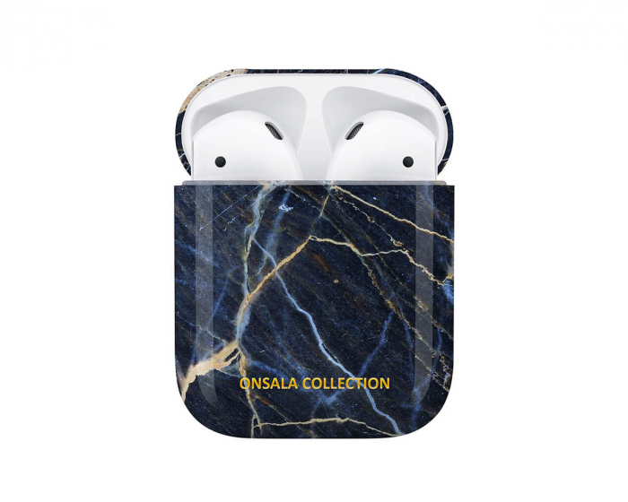 Onsala Airpods Etui Black Galaxy Marble