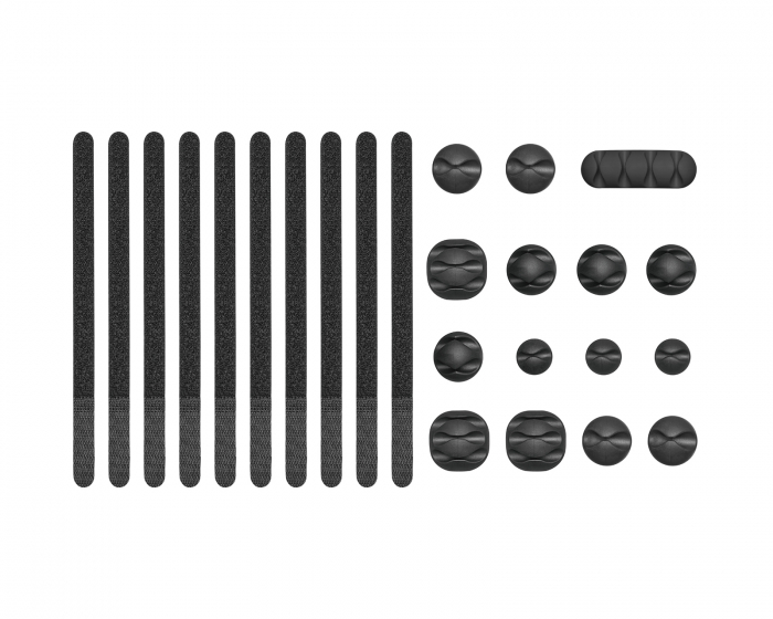 MaxMount Kabelstyringssæt - Kabelholdere & Kabelbindere