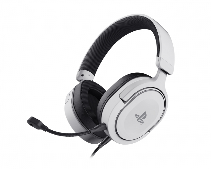 Trust GXT 498W Forta Headset til PS5, PS4 och PC - Hvid