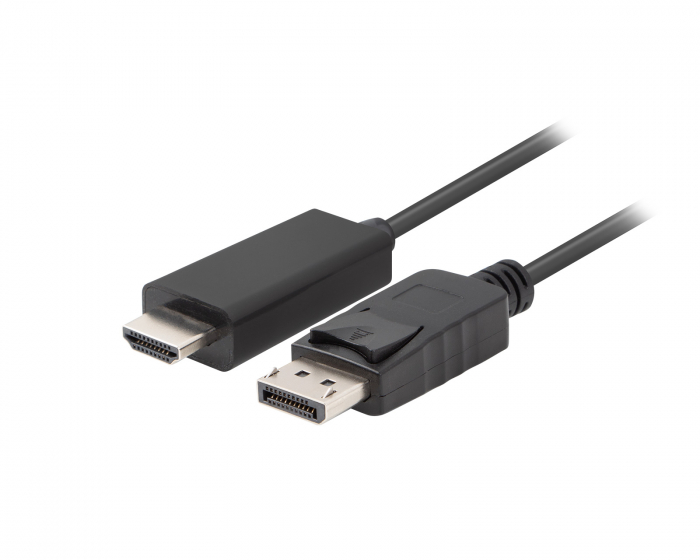 Lanberg DisplayPort til HDMI Kabel FHD - Sort - 1m