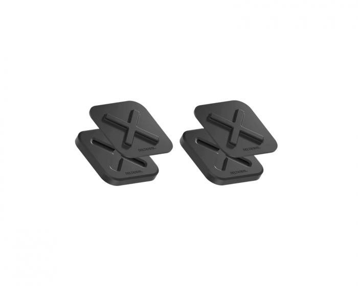 DeltaHub HoldX Magnetic Mount 2-pack - Sort - Magnetisk Montering