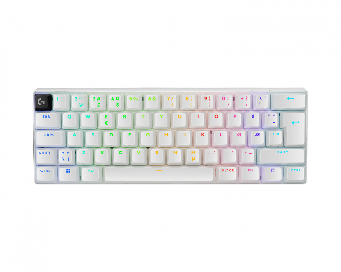 Logitech G PRO X 60 Lightspeed Trådlöst Gamingtangentbord [Tactile White] - Vit