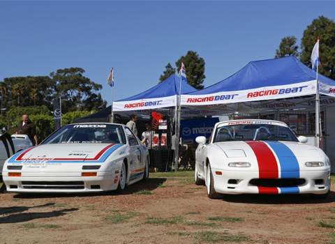 Mazda Vehicles at Racing Beat Track