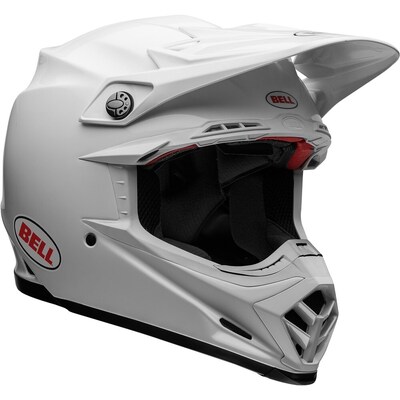 Bell Moto-9S Flex Solid Helmet - White