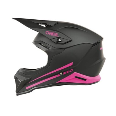 Oneal 2025 Youth 1 SRS Helmet - Black/Pink