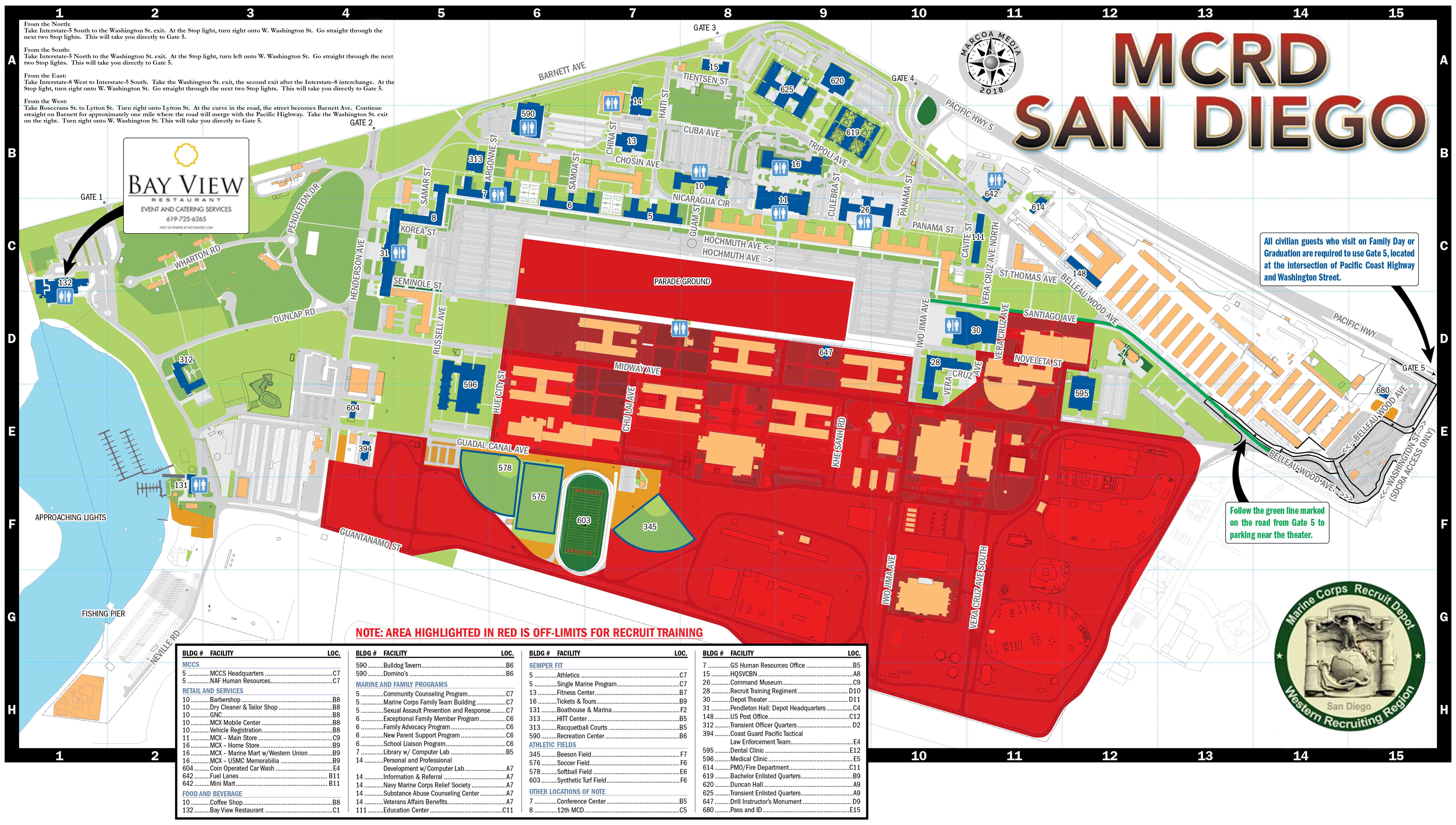 Camp Pendleton Base Map Usmc Life - vrogue.co