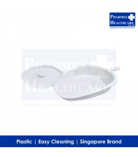 ASSURE Bedpan with Cover - Plastic (Singapore Brand)