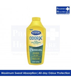 Dr.Scholl OdorX Ultra Sweat-Absorbing Foot Powder 7oz