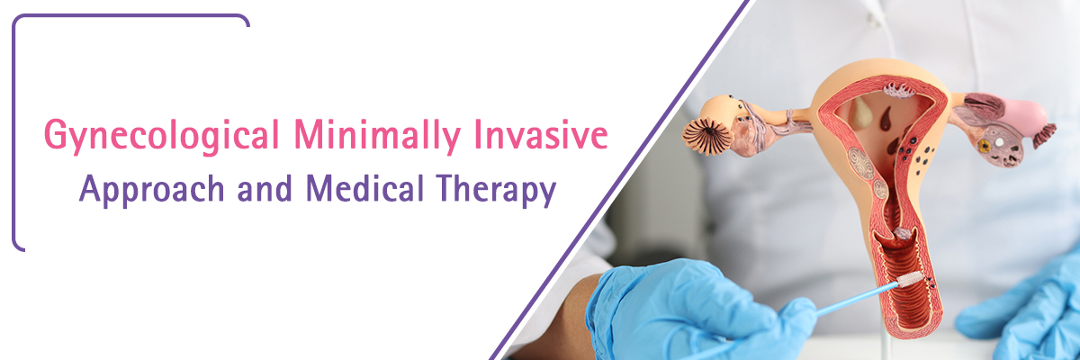 Gynecological minimally invasive approach and medical therapy