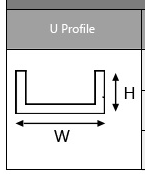 U Profile Stainless Steel Profile Tile Trim 304 Material